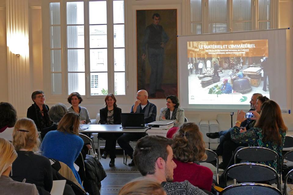 María García en el 9º Seminario de la Cátedra Unesco y la red UNITWIN «Culture, Tourism, Development», Universidad Paris 1 Pantheon-Sorbonne. París, 11 diciembre 2018.